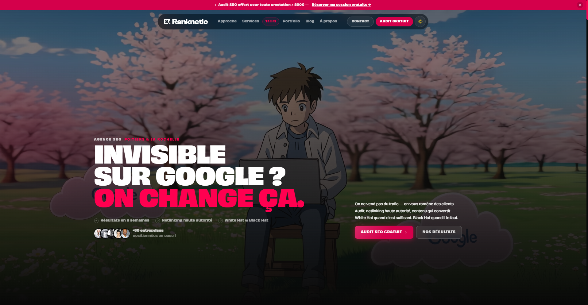 Site web de Ranknetic